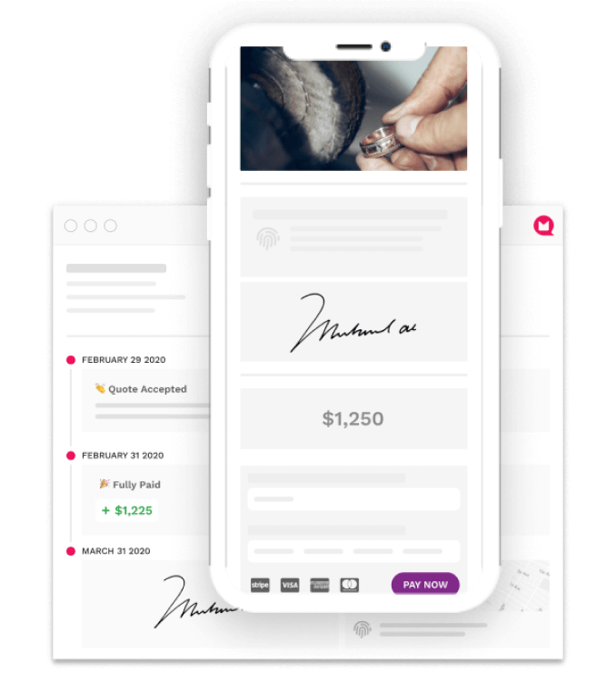 payments screen